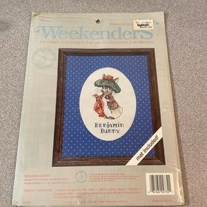 Cross Stitch - Vintage Beatrix Potter Benjamin Bunny
